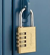 brass padlock