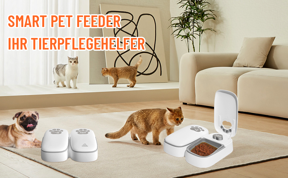 automatic wet pet food feeder dogs cats
