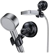 Blissfuhue Adjustable Shower Head Holder - Suction Cup No Drill Shower Wand Holder with 360° Swiv...
