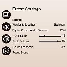 Adjust TV Audio Settings