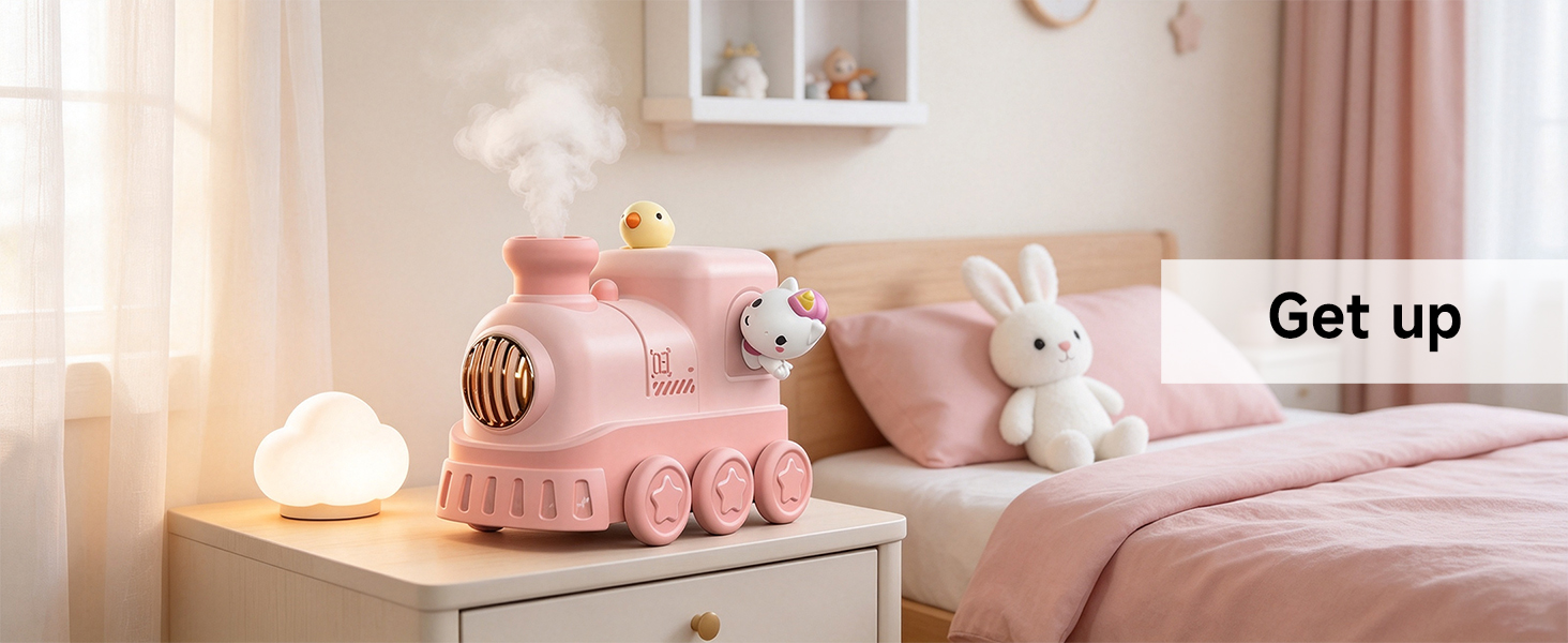 Mini Portable USB Desktop Train Humidifier 05