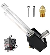 CR Official Sprite Extruder Heater Block Kit with 0.4mm Brass Nozzle High Temperature 300? Compat...