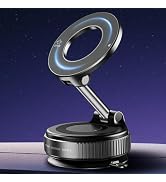 Minson's BestShop Vacuum Magnetic Car Phone Holder - 108lbs Suction & 3000gf Magnet, 360° Foldabl...