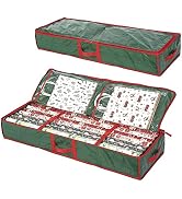 Sattiyrch Underbed Gift Wrap Organizer,Gift Wrapping Paper Storage Container,Holds up to 20 Rolls...