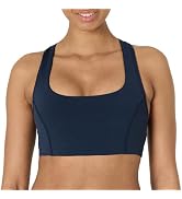 Essentials Women's Active FormFlex Buttery Soft Light Support Square Neck Racerback Sports...