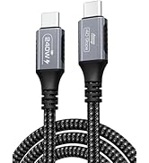 240W USB3.2 Cable 3.3FT(1M) 8K PD3.1 USB Type C Fast Charging Cable,Support 8K/6K60Hz & 40Gbps Tr...