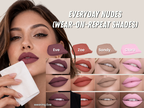 Evryday Nudes - wear on repeat shades