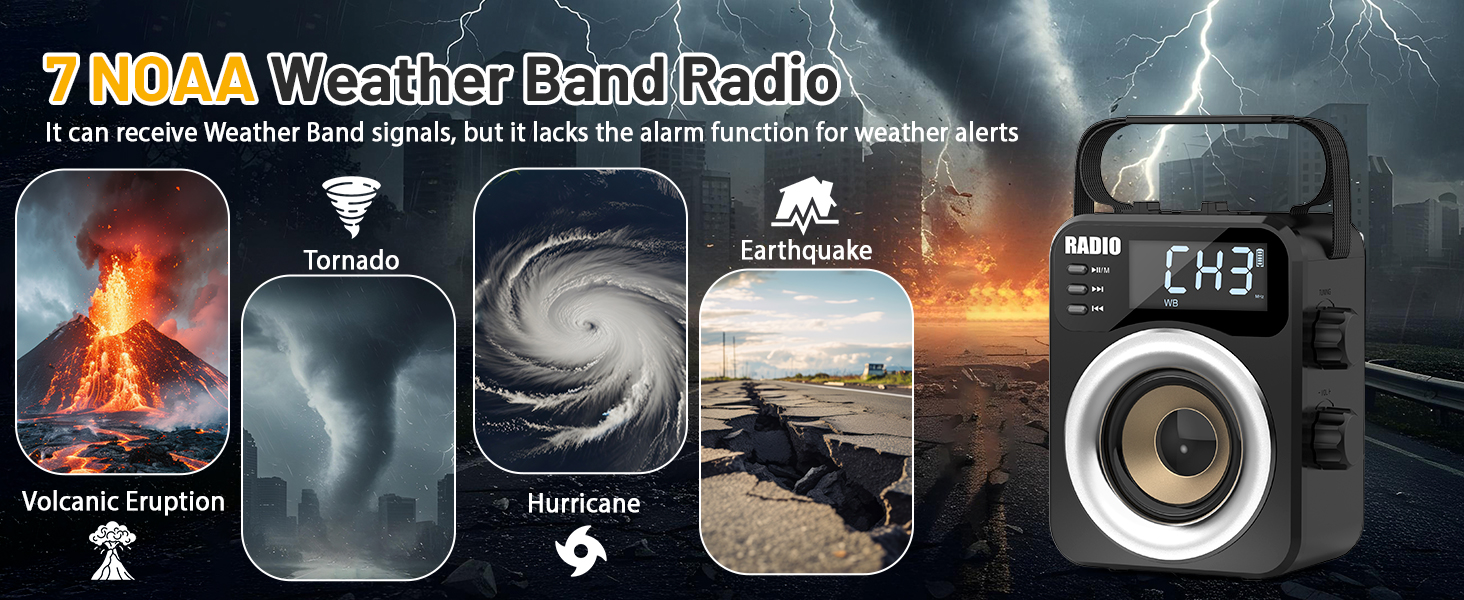 Radio Portable AM FM WB SW