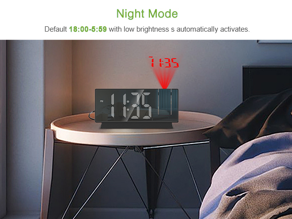 Projection Alarm Clock