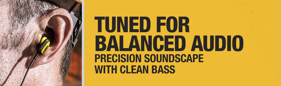 Tuned for balanced audio, clean bass, precision soundscape