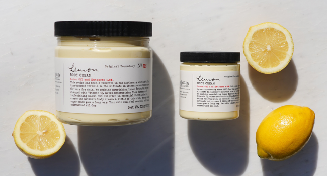 Lemon body cream two sizes