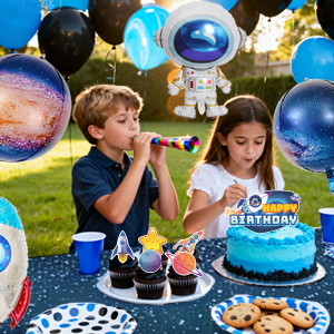 space birthday decorations