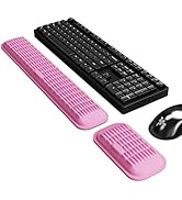 MEKASS Ergonomic Wrist Rest for Keyboard and Mouse, Soft Memory Foam Keyboard Wrist Rest Set with...