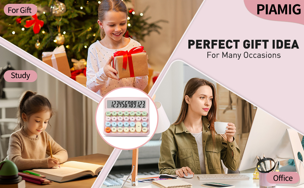 pink calculator big button