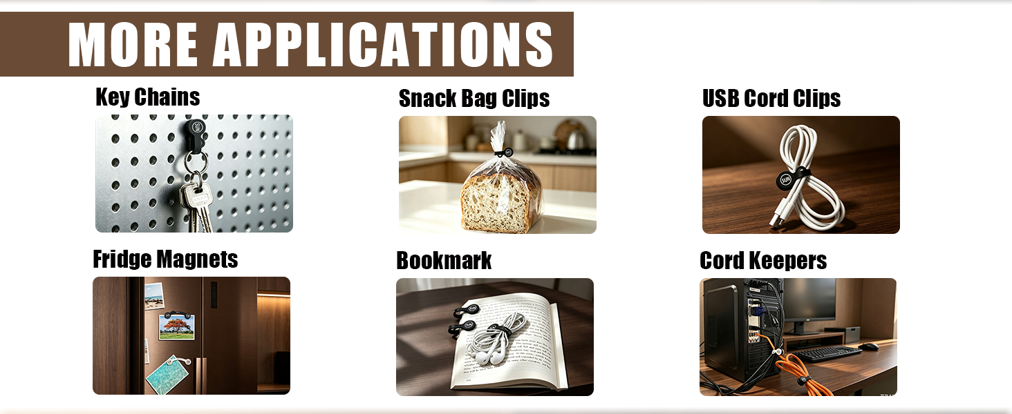 cable clips organizer magnetic cord warps