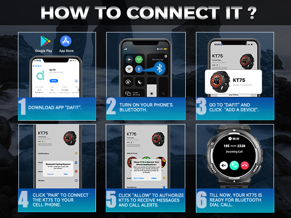 Military Smart Watch for Men Flashlight Tactical Smartwatch Fitness Watch 3ATM Waterproof