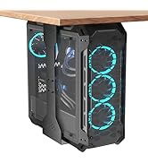 PUTORSEN Under Desk PC Mount, 7.9-13.4’’ Width Adjustable Computer Tower Stand, up to 77 lbs, wit...