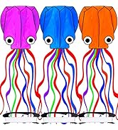 Octopus Kite 3 PACK Kites for Adults Easy To fly, 3D Beautiful Large Giant Kites with Kite String...