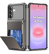 AFGHOA for Samsung A37 5G Wallet Case 5 Credit Card Holder for Galaxy A37 5G Flip Cover Hidden Co...