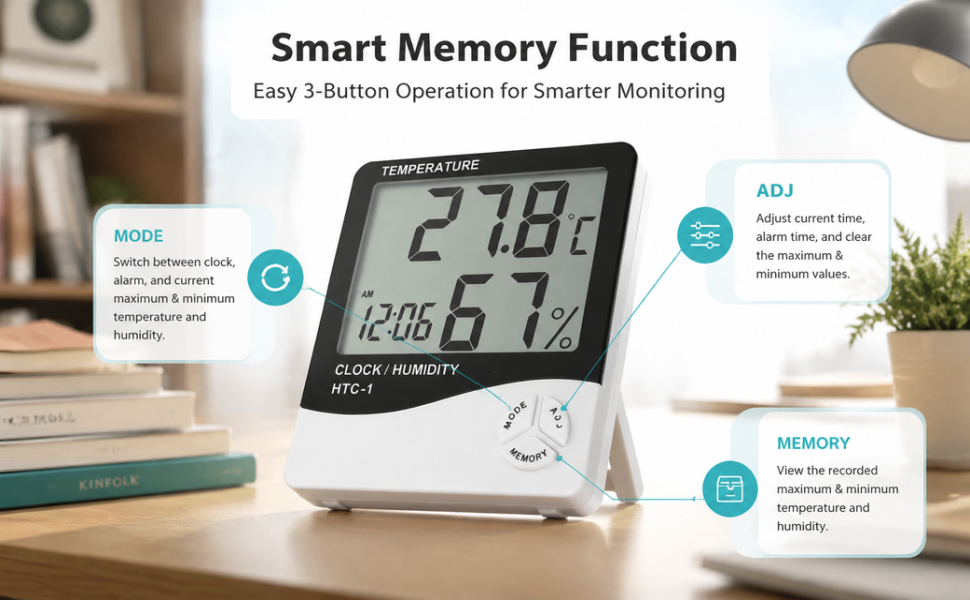 Compact Indoor Climate Monitor