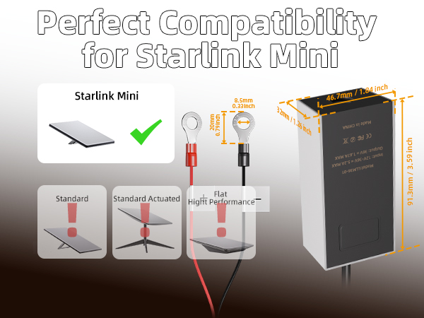 starlink mini car adapter starlink mini power kit starlink car adapter