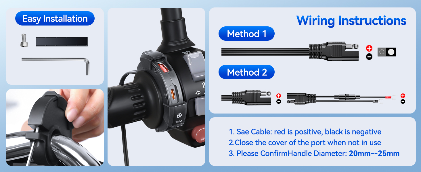 motorcycle usb adapter