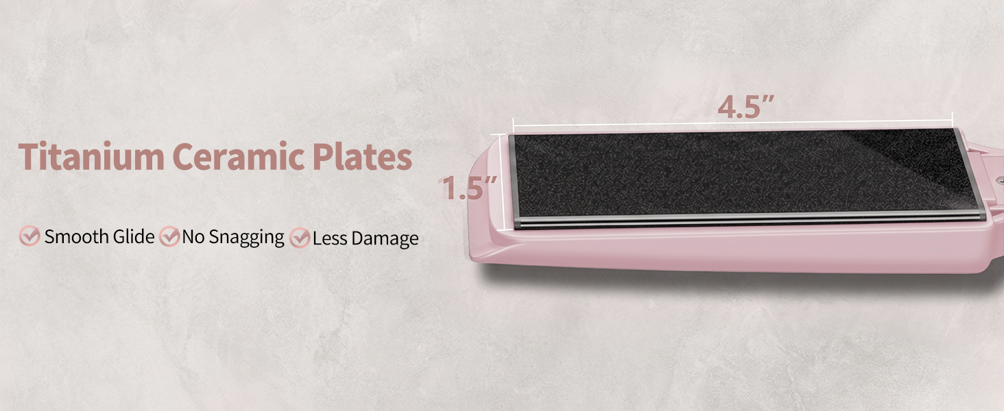 titanium flat iron