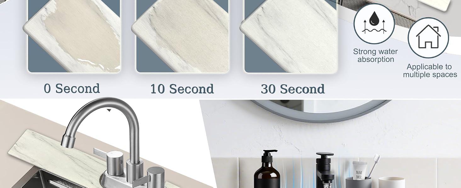water absorbing stone tray for sink diatomite stone sink tray fast