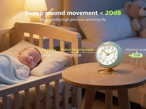Azxb Analog Alarm Clock