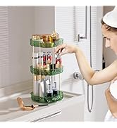 ZHIAI Rotating Makeup Organizer for Vanity, Perfume Organizer Large Bathroom Organizers and Stora...