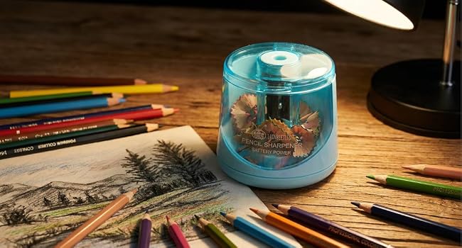 Electric Pencil Sharpener for color pencils