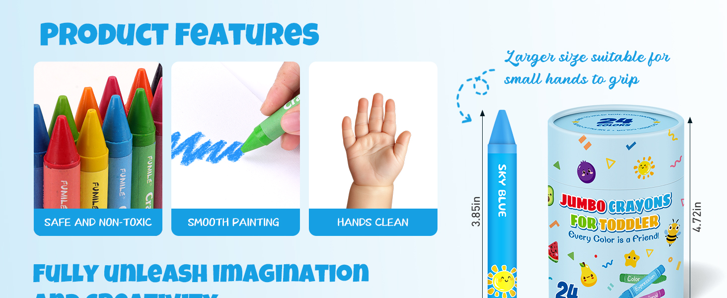 non toxic crayons for toddlers 1-3