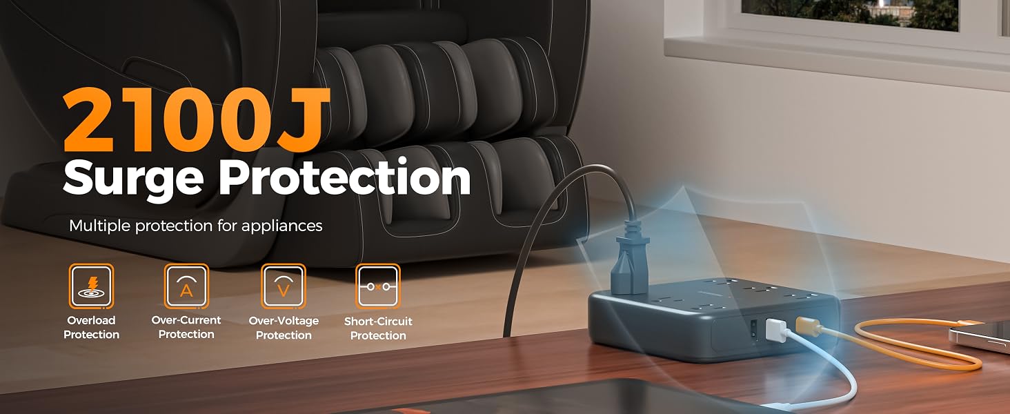 2100J Surge Protector