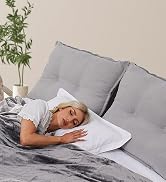 Electric Heated Blanket 50"x60" Throw Size Soft Flannel Heated Blanket, 4 Heating Levels & 3 Hour...