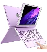 Touchpad Keyboard Case for iPad 10.2 9th/8th/7th Gen, Keyboard Case for iPad 9th Generation/8th/7...