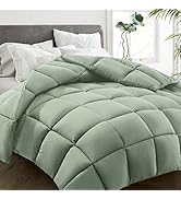 HYLEORY All Season Queen Size Bed Comforter - Cooling Down Alternative Quilted Duvet Insert with ...