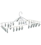 Foyer Nuage Plastic PP Drying Hanger, Anti-Rusty Drying Rack for Clothes, Socks, Lingeries, Delic...