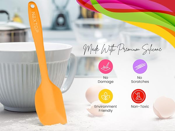 soft grip spatula, professional spatula, kitchen utensil, spatula for baking, food-grade spatula