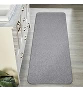 Bath Mat,Ultra Thin Long Bathroom Rugs,Large Bath Mats for Bathroom,Quick Dry,Non-Slip,Machine Wa...