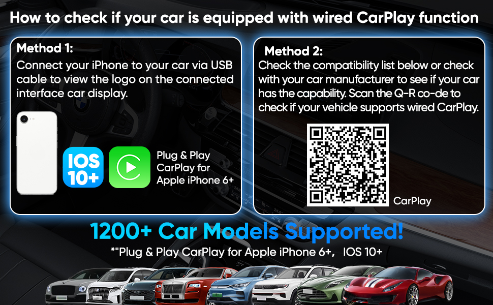 Wireless Carplay Adapter for Apple iPhone