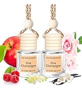 Car Fresheners Hanging, Pink Champagne Car Freshener, Car Fresheners for Women, Long Lasting Car ...