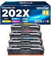 E-Z Ink Compatible 202X High Yield Replacement for HP 202X Toner Cartridges 202A CF500X CF500A wi...