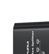DUOPURUI Ethernet Splitter 1 to 4,1000Mbps High Speed Network Splitter,LAN Splitter 4 Port with U...