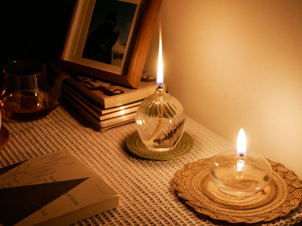 Glass Oil lamps