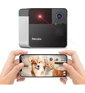 Petcube Play 2 Wi-Fi Pet Camera with Laser Toy for Cats & Dogs, 1080P HD Video, 160° Full-Room Vi...