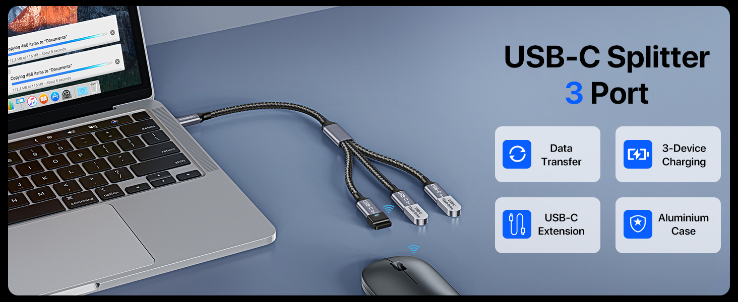 USB-C to USB-C Splitter