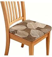 BSFHH Chair Covers - Elastic Printed Dining Chair Slipcovers, Removable Washable with Elastic Ban...