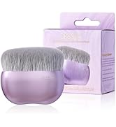 Jessup Foundation Brush for Liquid Makeup, Large Flat Top Kabuki Brush for Blending, Buffing, Sti...