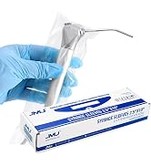 JMU 500PCS Dental Air Water Syringe Sleeves with Precut Opening, Disposable Clear Plastic Protect...