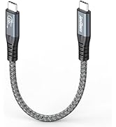 USB C Data Cable 1ft, 20Gbps USBC 3.2 Gen2x2 High Speed Transfer/240W PD Charging/8K@60hz/4K@120H...